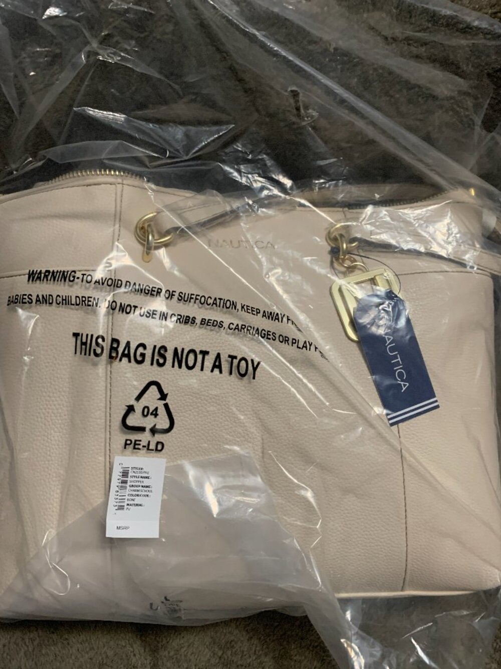 Nautica White Crossbody Bag